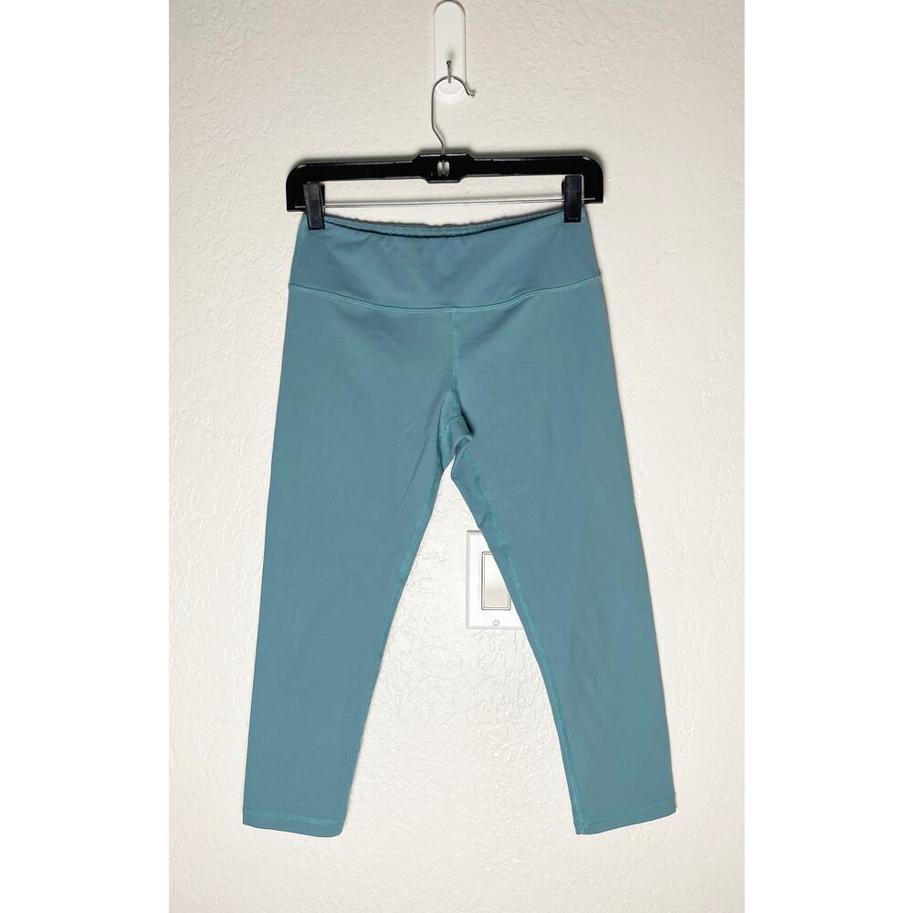 Buffbunny Womens Camila Cropped Leggings Marlin Blue Activewear Yoga Gym Pilates